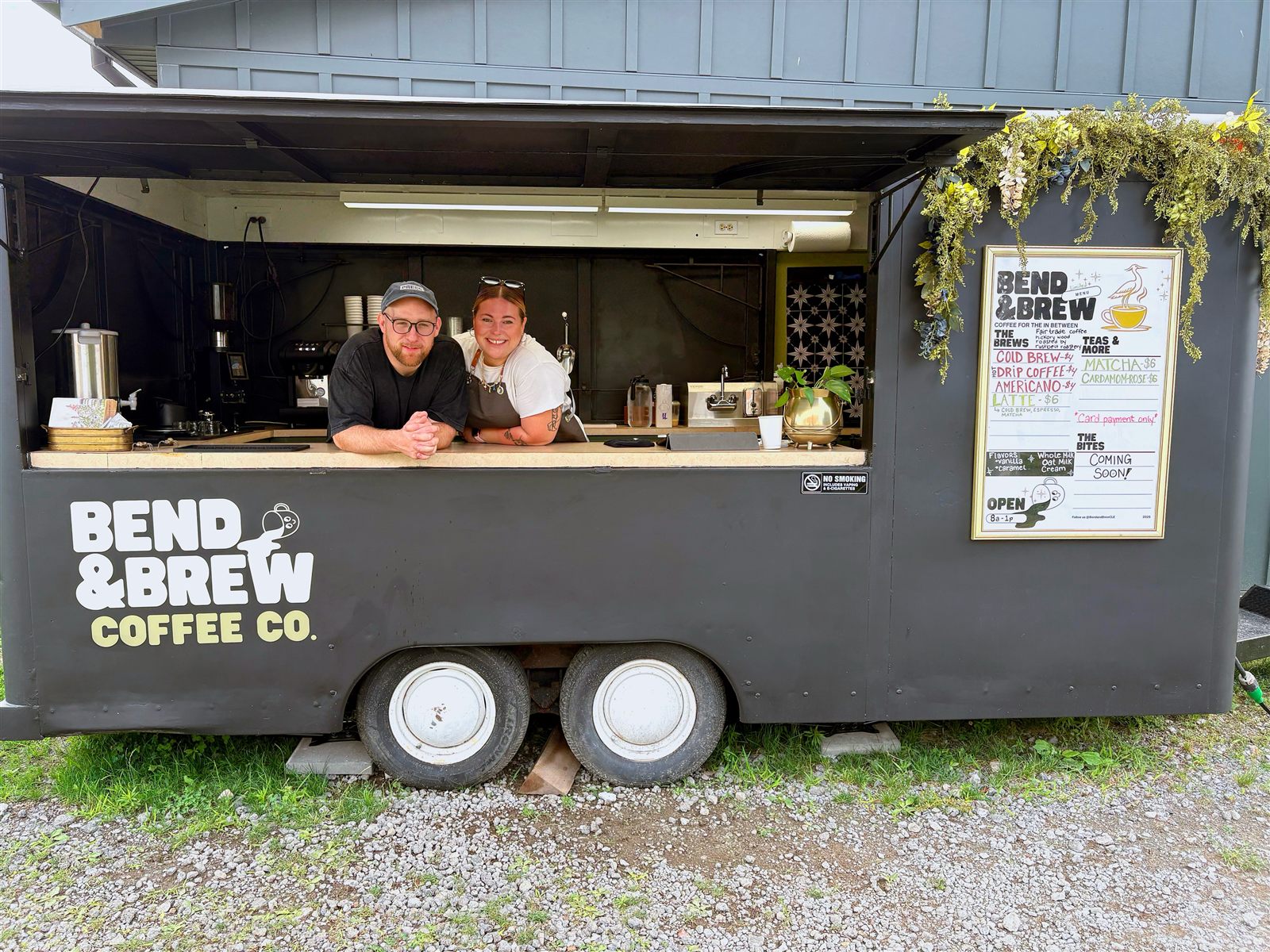 Bend & Brew Coffee Co. trailer at Ohio City Farm